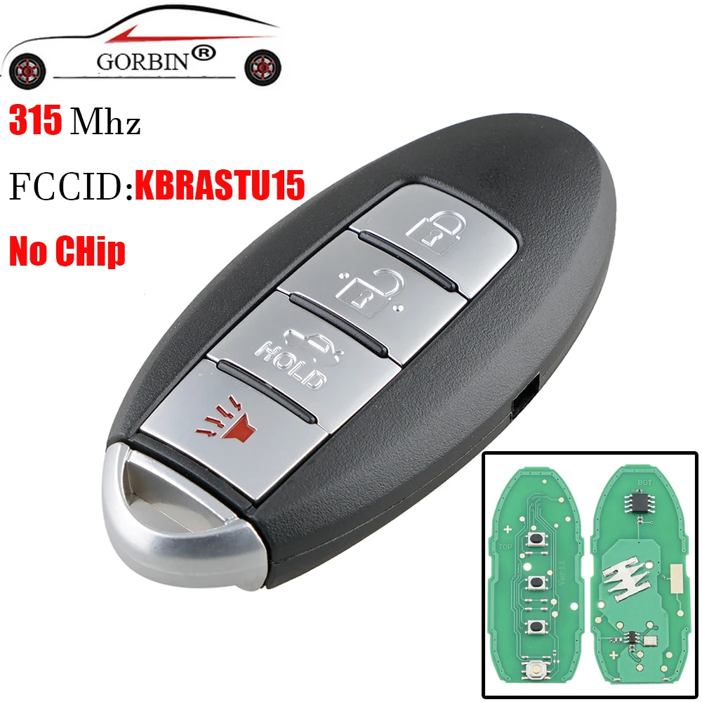 

GORBIN 4Buttons Keyless Entry Remote Car key Fob 315Mhz For 2003 2004 2005 2006 Infiniti G35 G 35