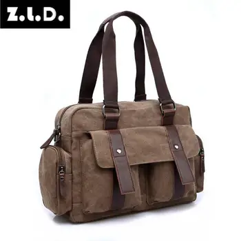 

Z.L.D. Canvas Travel Bags Men's Travel Bags Large Weekend Bags Large Capacity Night Canvas Casual Bags Bolsas de viaje handbag