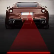 Car Laser Tail LED Fog Lights Brake Parking Warning Lamps Car-Styling Auto Rear Fog Lamps for BMW E46 Ford VW Driving Safety