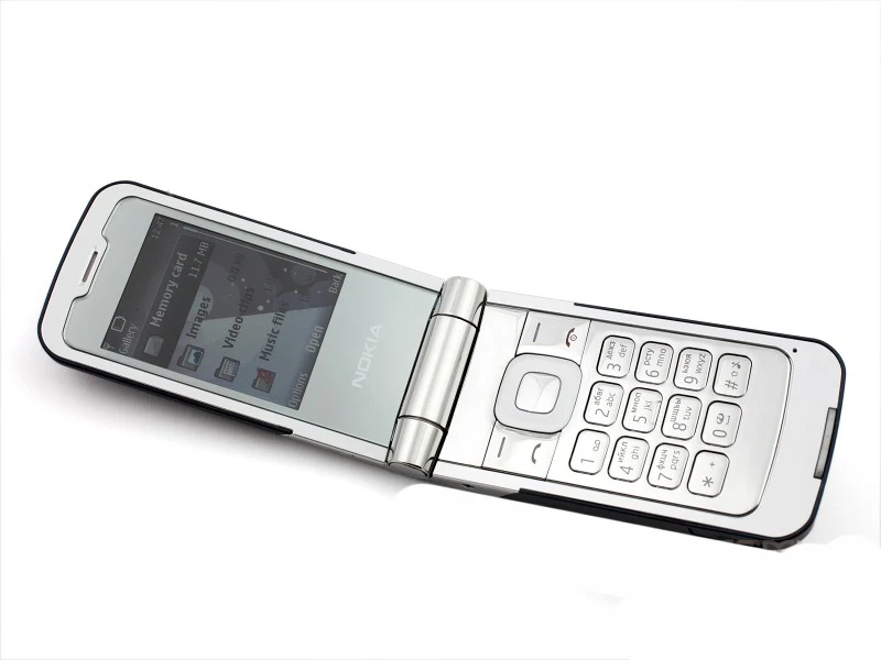 7510 разблокированный мобильный телефон Nokia 7510A Supernova отремонтированный Флип Bluetooth Mp3 разблокированные сотовые телефоны