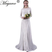 Mryarce Exquisite Lace Long Sleeve Backless Wedding Dresses 2017 Boho Chic Dress Bridal Gowns Robe Mryarce Exquisite Lace Long Sleeve Backless Wedding Dresses 2017 Boho Chic Dress Bridal Gowns Robe