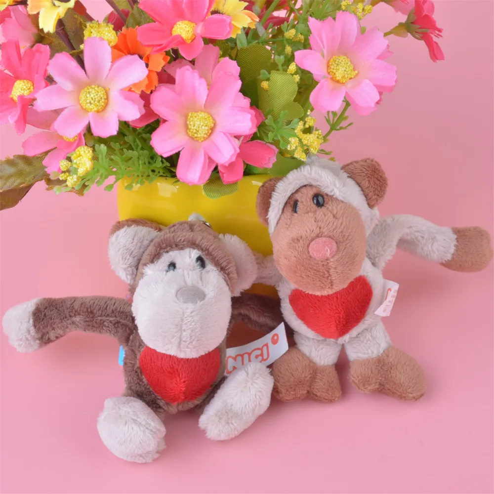 small plush monkey