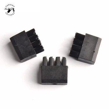 

3pcs Replacement Arrow Rest Brush Topoint Replacement Brushes with Screw in Black for Compound Bow Archery Hunting