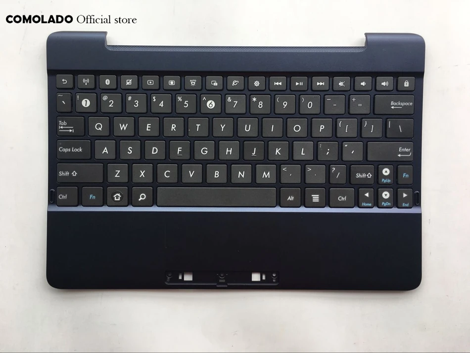 US English Keyboard with C shell For ASUS TF300 TF300T Deep Blue With Palmrest topcase Laptop Keyboard US Layout