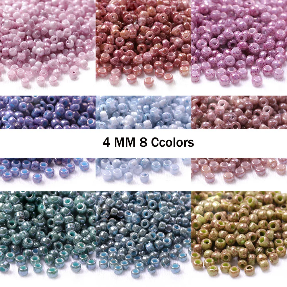 

Japan Glass Seed Beads Perles Jewelry Abalorios Boncuk 4MM DIY Handmade Charm Spacer Round Kralen Beads for Jewelry Making