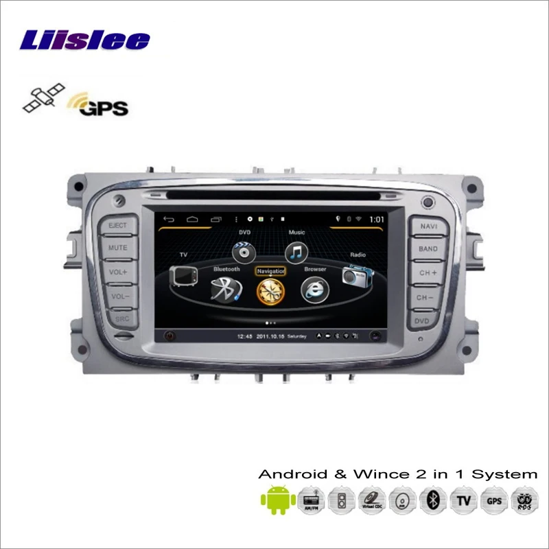 Cheap Liiselee Car Android Multimedia For Ford For Focus For Mondeo Kuga Radio CD DVD Player GPS Navigation Audio Video S160 System 4