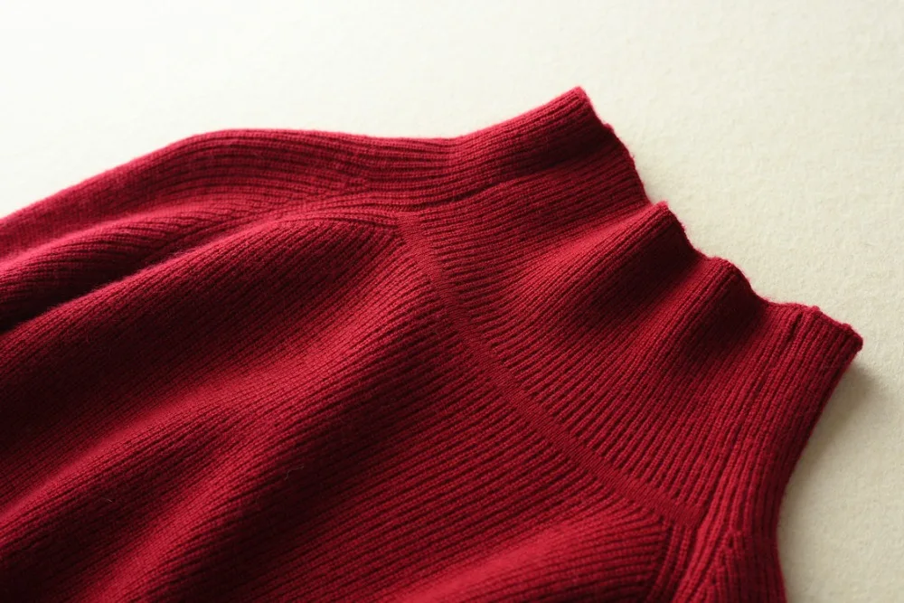 BELIARST 18 осенний и зимний чистый кашемировый свитер женский пуловер с высоким воротником модный теплый Свободный вязаный свитер