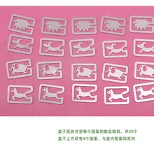 Нижнее белье с рисунками металлическая закладка для книги мини-закладки 20 шт./упак