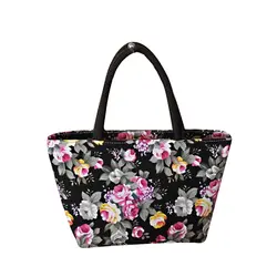2019 большая холщовая модная женская хозяйственная сумка через плечо с цветочным принтом льняная хлопчатобумажная хозяйственная сумка