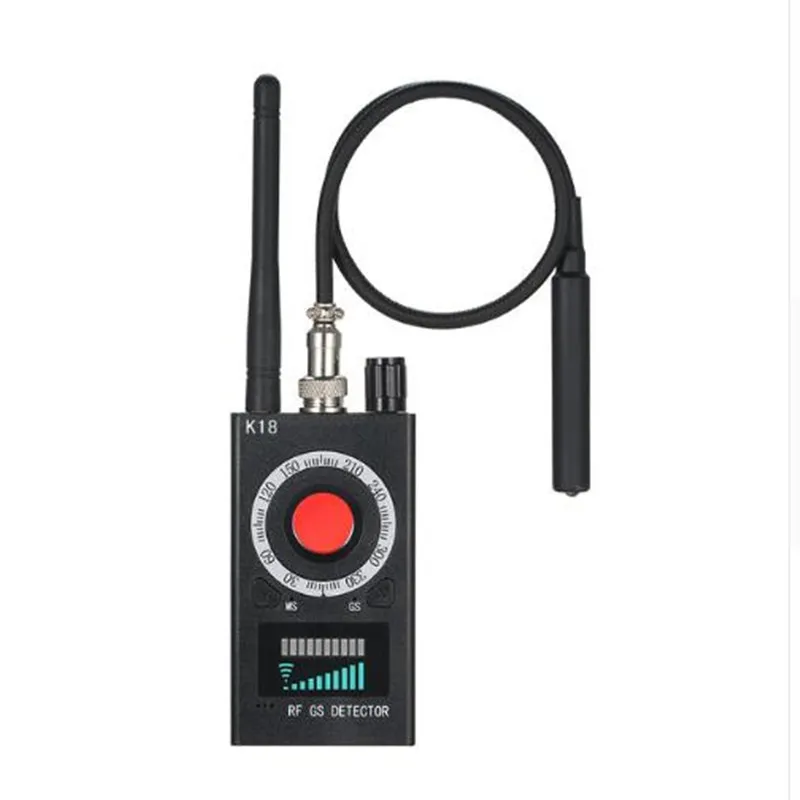 1 МГц-6,5 ГГц K18 мульти-функция Анти-шпион детектора Камера GSM аудио прибор обнаружения устройств подслушивания gps сигнала объектива устройство радиослежения обнаружения Беспроводной продукты
