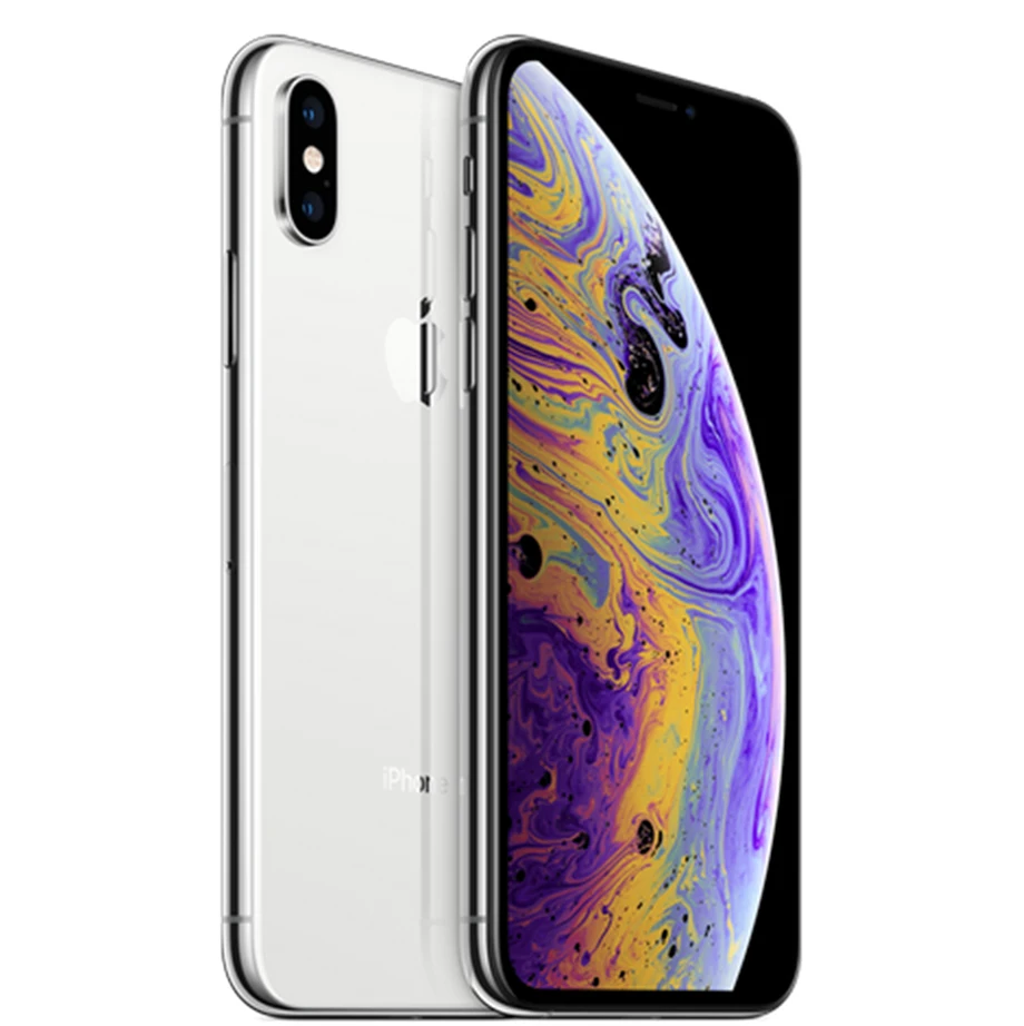 apple cell phones Original Apple iPhone Xs 5.8" 4GB RAM 64GB/256GB/512GB ROM Mobile Phone LTE Hexa Core Dual 12MP iOS12 Face ID NFC A12 Bionic iphone cell phones for sale