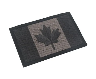 カナダ国旗パッチ Embroideried 軍服戦術カエデの葉フラグ刺繍バッジカナダパッチ Patches Aliexpress