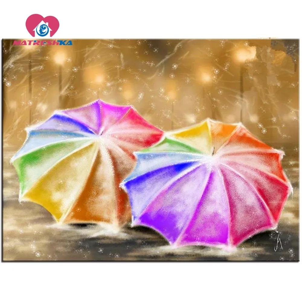 

Diamond embroidery landscape umbrella Pictures of rhinestones sale Paintings crystals diamond painting nouveau Home decorations