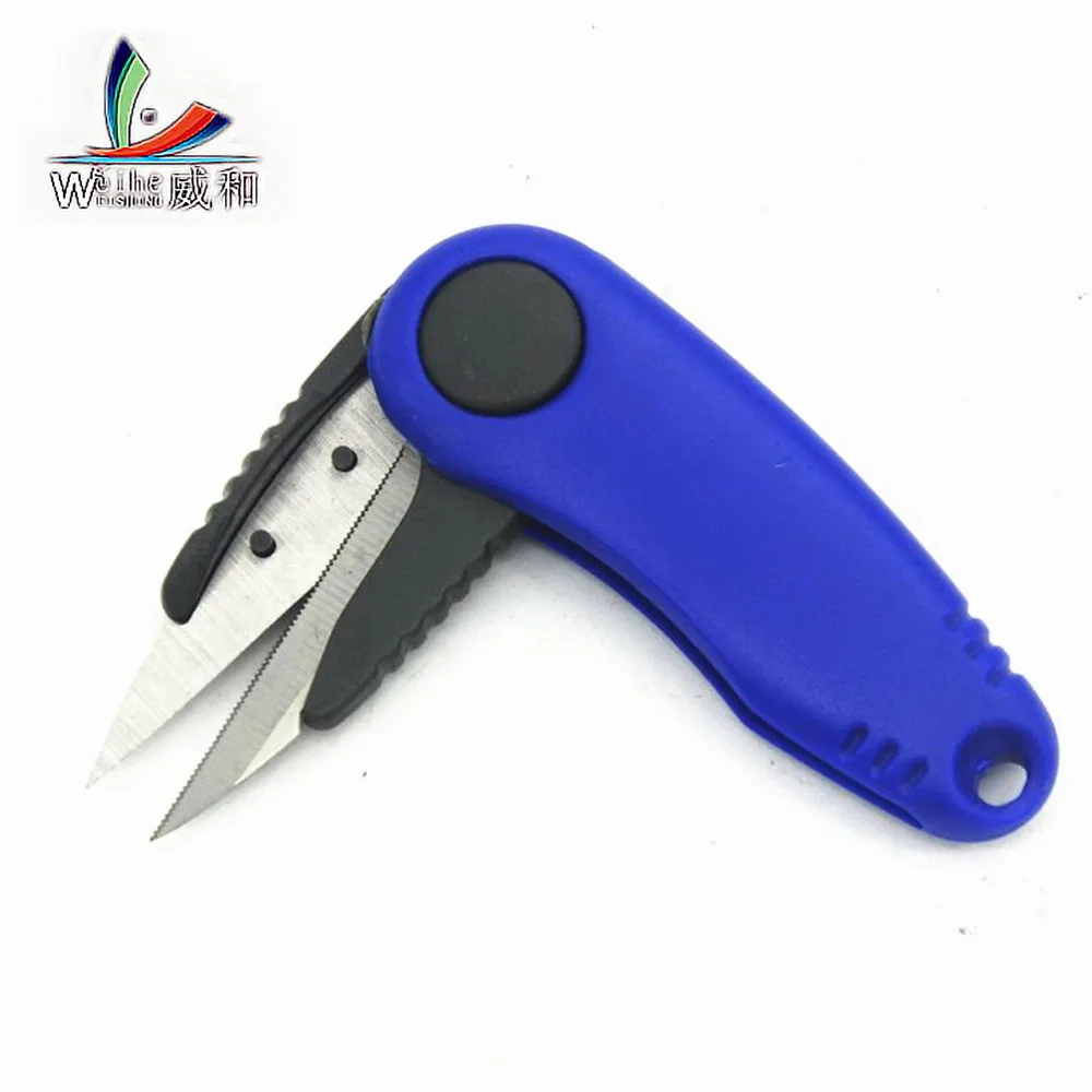 

Hot Selling Shrimp Folding Fish Accessories Using Stainless Steel Scissors Cutting Line Fishing Clipper Fishing Scissors Tackle