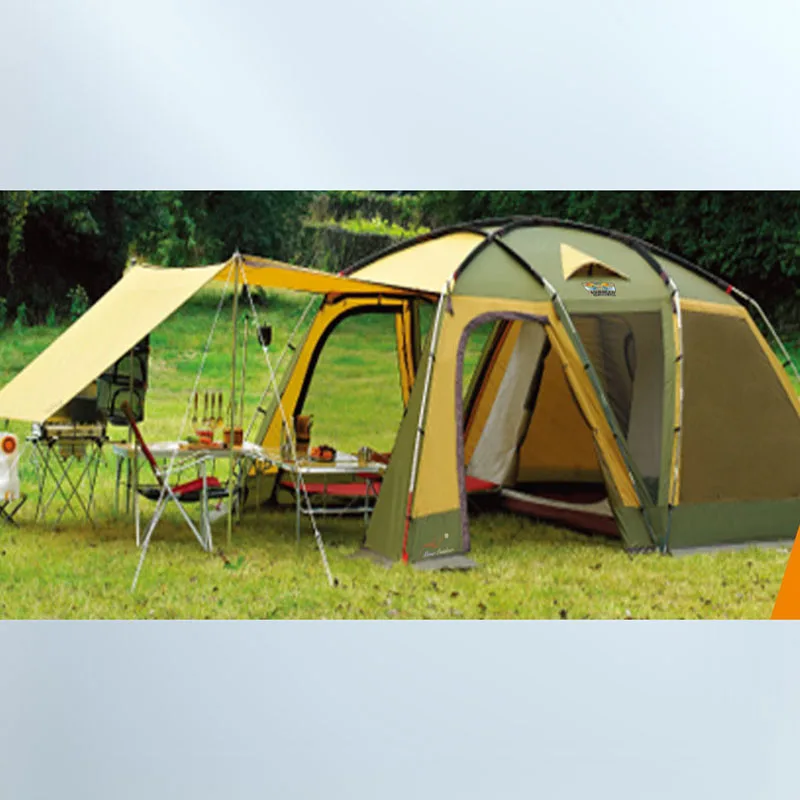 Bedroom 5 6 Bunk Outdoor font b Camping b font Tent Canopy Multi function Activity Tent
