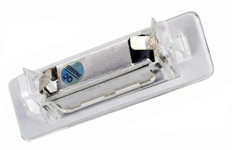 Для Mercedes Benz W210 4D седан W202 4D седан Facelif высокое Мощность ошибок 18 SMD 3528 SMD светодиодный 2 шт. номерной знак света лампы