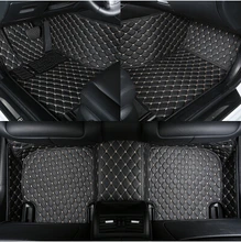 Best! Custom special floor mats for Mercedes Benz GL 400 X166 7seats 2015 Easy to clean carpet for GL400 2014-2013,Free shipping