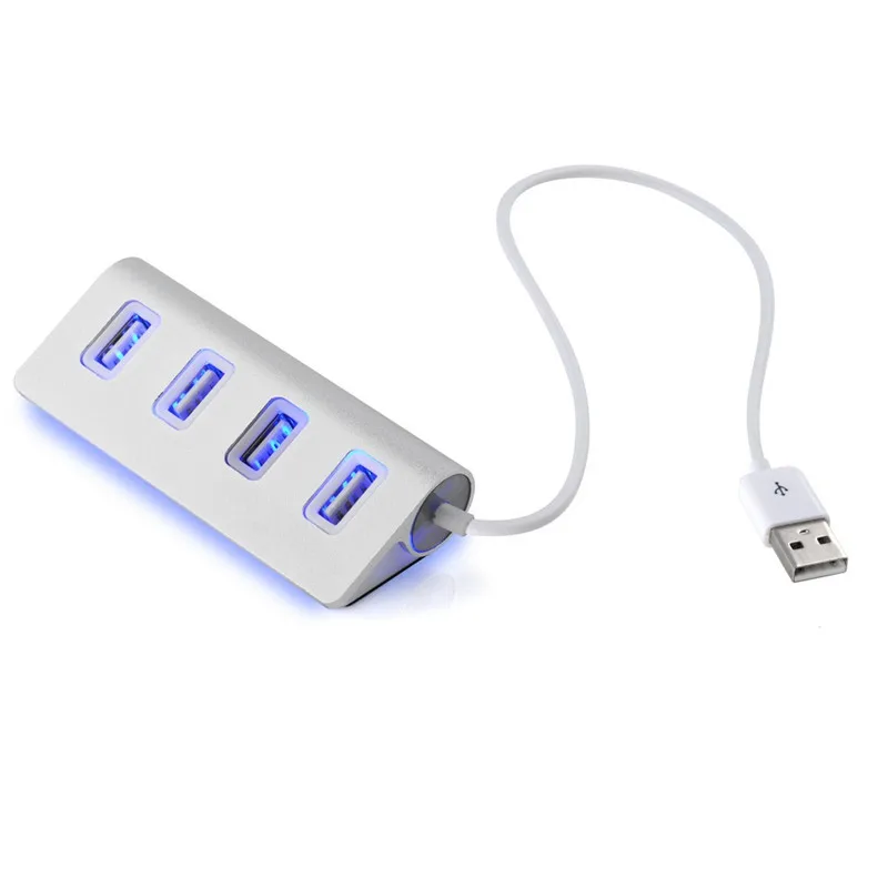 Robotsky 4 Порты и разъёмы USB HUB высокая Скорость USB2.0 сплиттер Кабель-адаптер USB OTG док-станции для настольных компьютеров и ноутбуков Macbook