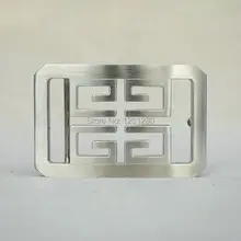 free shipping 4G metal buckle fashion stainless steel belt buckle plate belt head DIY handmade bag hardware part leather craft