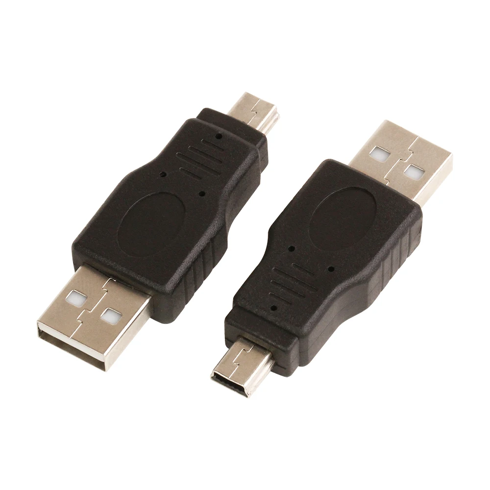 Высокое качество 100 шт./лот черный USB A to B 5pin USB Кабель-адаптер для MP3 MP4 телефона DHL Fedex