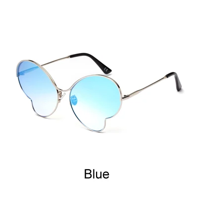 Ralferty дизайнерские женские солнечные очки бабочка модные очки аксессуары карамельные розовые солнцезащитные очки UV400 женские Oculos W18966 - Цвет линз: Синий