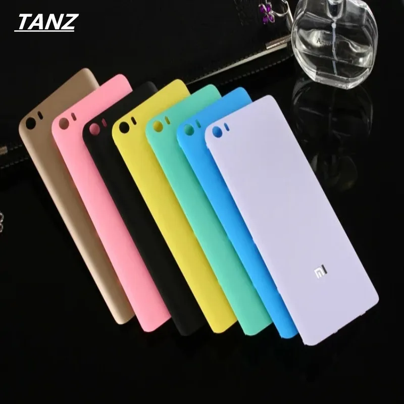 

TANZ Quality Glossy & Matte Back Battery Cover For Xiaomi Mi 5 Mi5 M5 Phone Case Housing Replacement Parts+Free Open Tool Sucker