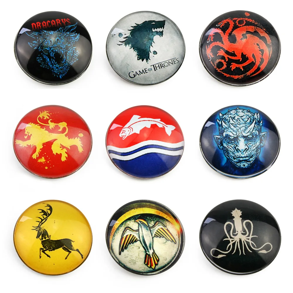 

costume accessories Game Of Thrones Badge Brooches Pin Stark & Tully & Targaryen & Lannister & Baratheon & Martell & Bolton