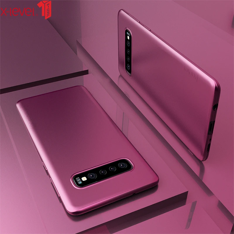 

X-Level For Samsung Galaxy S10 S10e Case Soft TPU Matte Touch Shockproof Back Phone Cover Cases For Samsung S10 Plus S10+