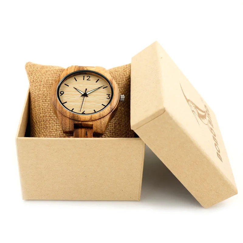 BOBO BIRD New Fashion Men's Wood Watches Casual Luxury Wooden Band Wristwatches reloj masculino Mens Dress Wristwatch For Gift