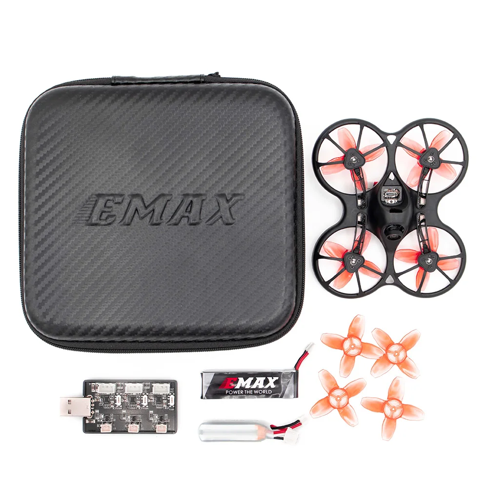 

75mm F4 OSD 1 - 2S Micro Indoor FPV Racing Drone BNF RC Helicopter With 600TVL CMOS Camera Tinyhawk S BNF Version