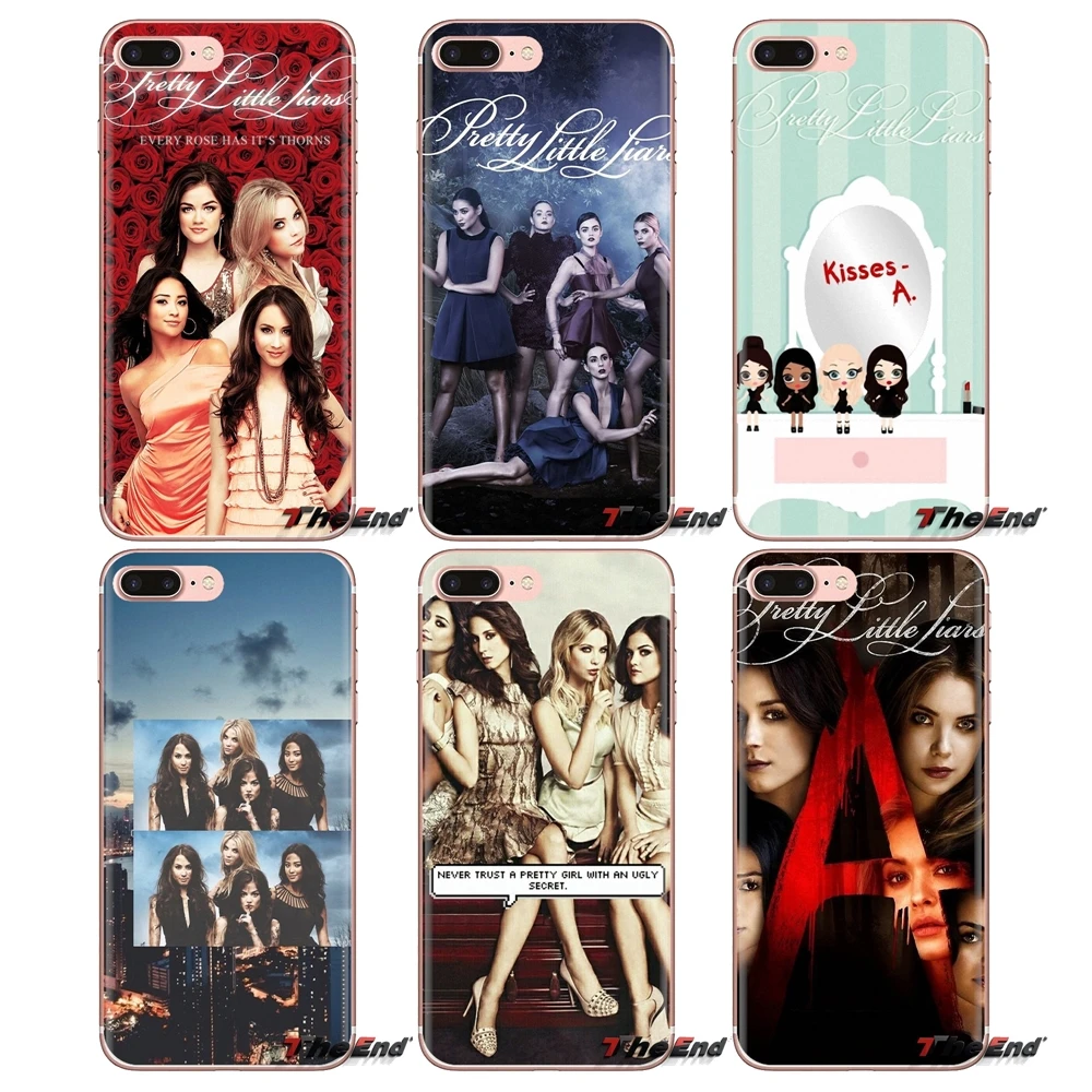 Прозрачный мягкий чехол для Sony Xperia Z Z1 Z2 Z3 Z5 compact M2 M4 M5 C4 E3 T3 XA Huawei Mate 7 8 Y3II Pretty Little Liars |