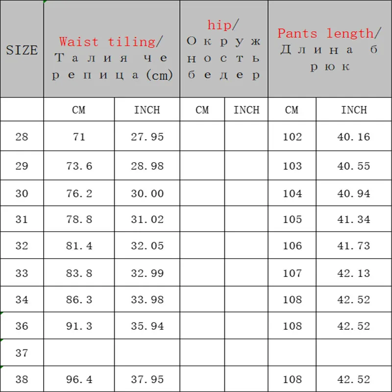 2019PANTS SIZE 2