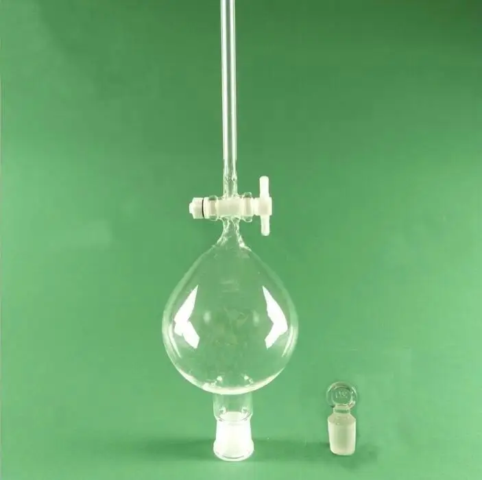 1pcs 50ml 125ml 250ml 500ml ball-shaped Clear Glass Separating Funnel Lab Glassware With PTFE Stopper 1pcs 50ml 125ml 250ml 500ml ball-shaped Clear Glass Separating Funnel Lab Glassware With PTFE Stopper