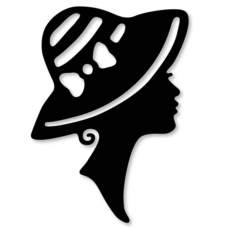 

Metal Cutting Dies Bow Hat Girl Lady Frame DIY Scrapbooking Dies Craft Paper Embossing dies Card Making cutting-dies 2019
