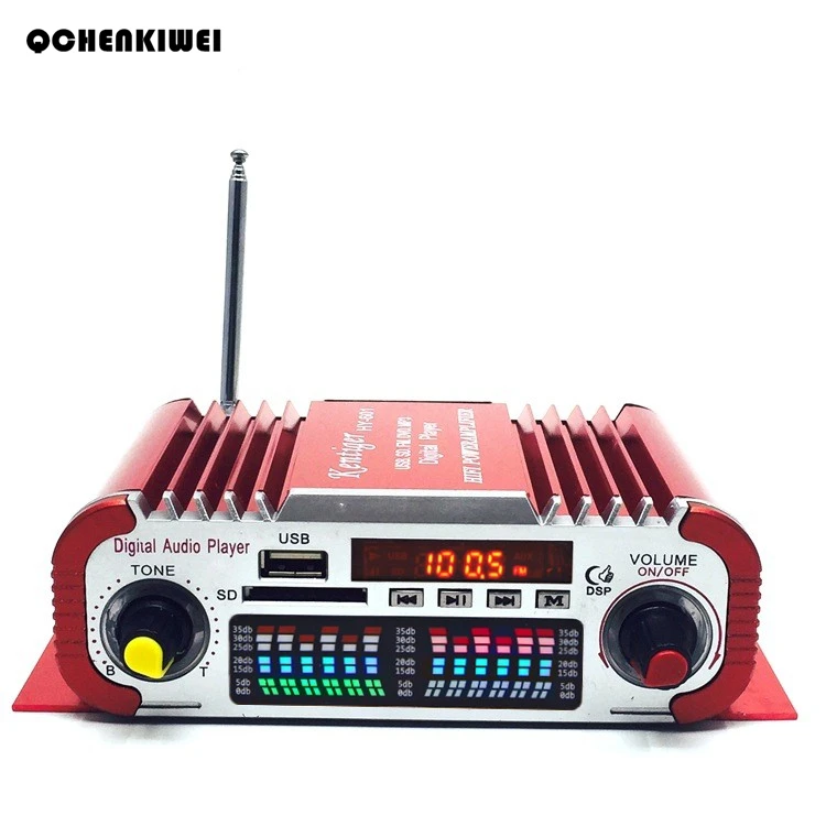 Цифровой мини усилитель мощности HY601 Hi Fi для мотоцикла авто стерео режим звука