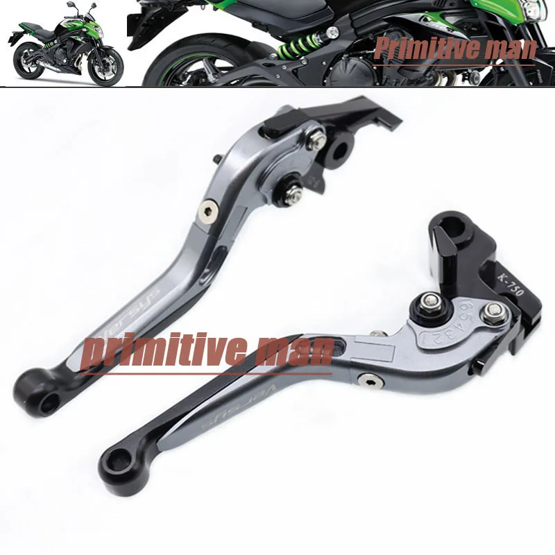 

For KAWASAKI KLE 650 KLE650 Versys 2009-2013 Motorcycle Adjustable Folding Extendable Brake Clutch Levers Gray