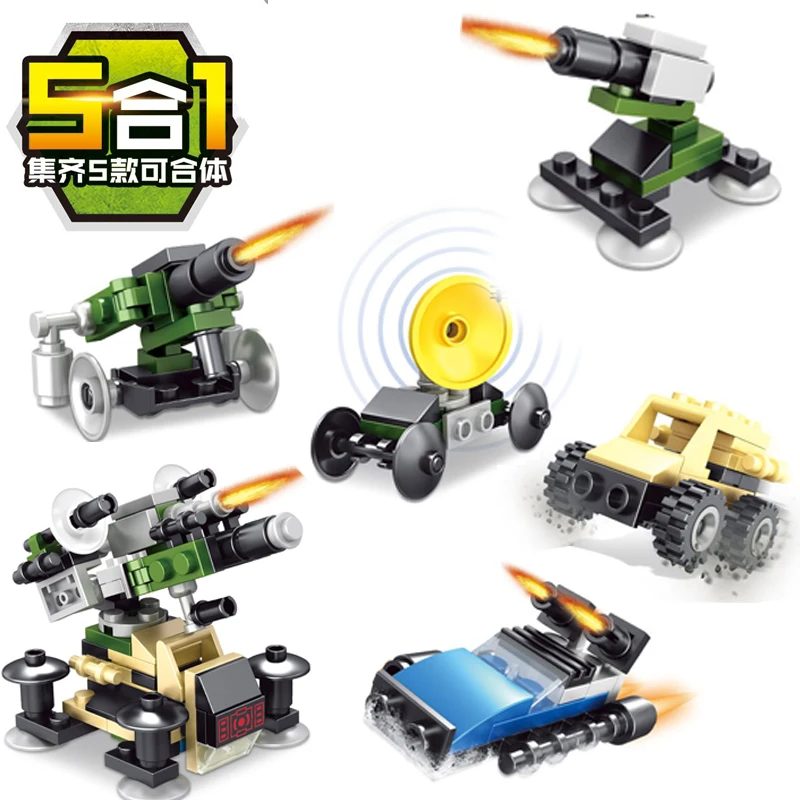 

worker building block Combat speedboat reconnaissance vehicle chariot buggy education model my world DIY children's gift toy