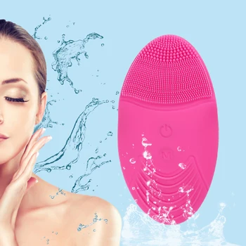 

YouTube Ion Facial Cleansing Device Electric Waterproof Rotating Cleaning Brush USB Rechargeable Face Spa System Deep Cleansing