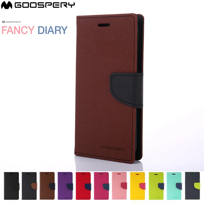 

For Sony Xperia XA XZ XA1 X PERFORMANCE Z C4 C5 T2 ULTRA Z5 PREMIUM Mercury Goospery Style Fancy Diary Flip Wallet Cover Case