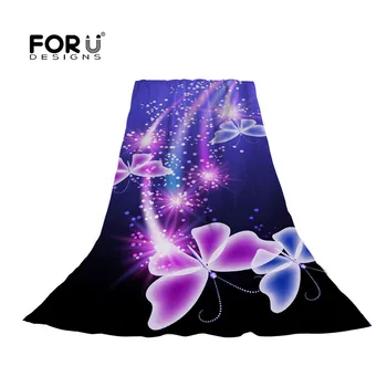 

FORUDESIGNS 2018 New Women Ladies Butterfly Print Scarf Warm Wrap Neckerchief Head Bandanas for Beach Girls with Sun Dust-proof