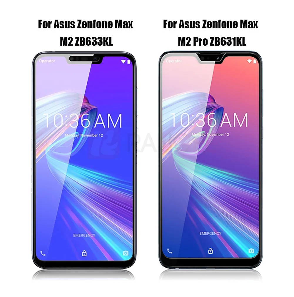 Защита экрана для Asus Zenfone Max Pro M2 ZB631KL закаленное стекло 9H полное покрытие стекло для ZB631KL ZB633KL защита из закаленного стекла