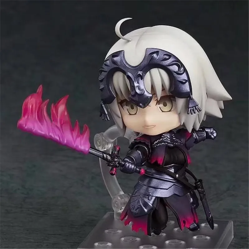 Anime Fate Grand Order Joan Of Arc Action Figure Toys Avenger Jeanne d'Arc Alter Figuras Dolls Brinquedos Gift 10cm (1)
