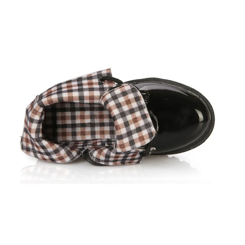 Новинка 2020 зимняя детская обувь водонепроницаемые ботинки Martin из искусственной