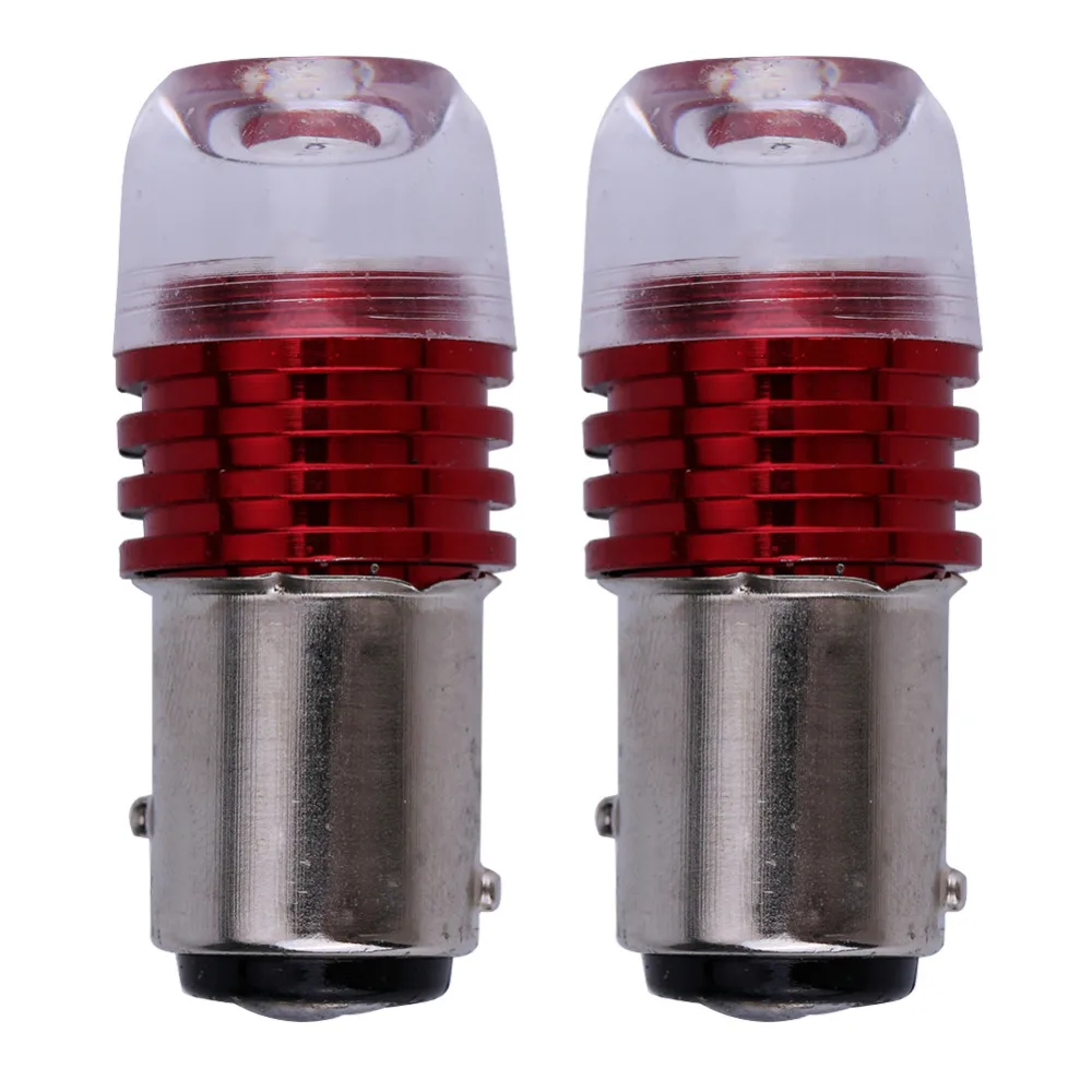 2PC 1157 BAY15D P21/5W Red Brake Light Bulbs Auto Led 1157 S25 BAY15D