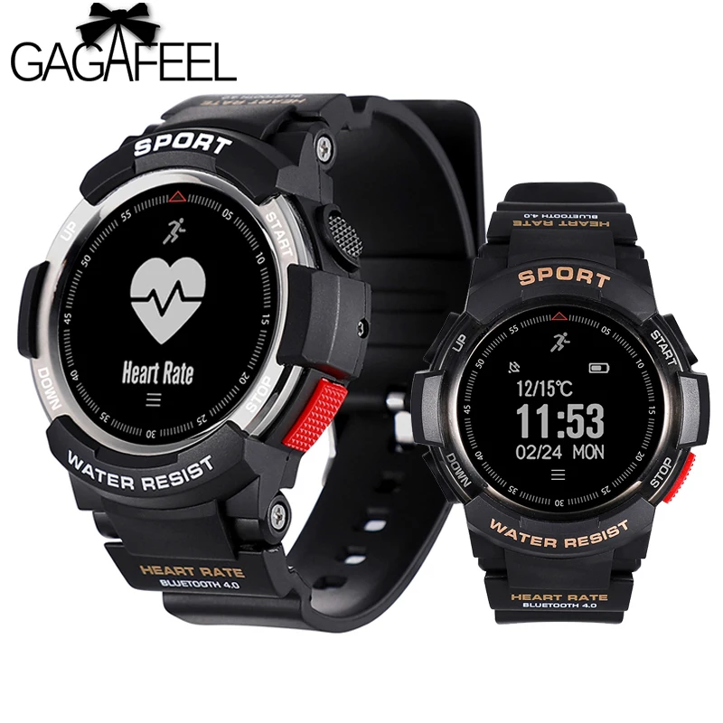 

F6 Smartwatch IP68 Waterproof Bluetooth 4.0 Dynamic Heart Rate Monitor Smart watch For Android Apple Smart Phone