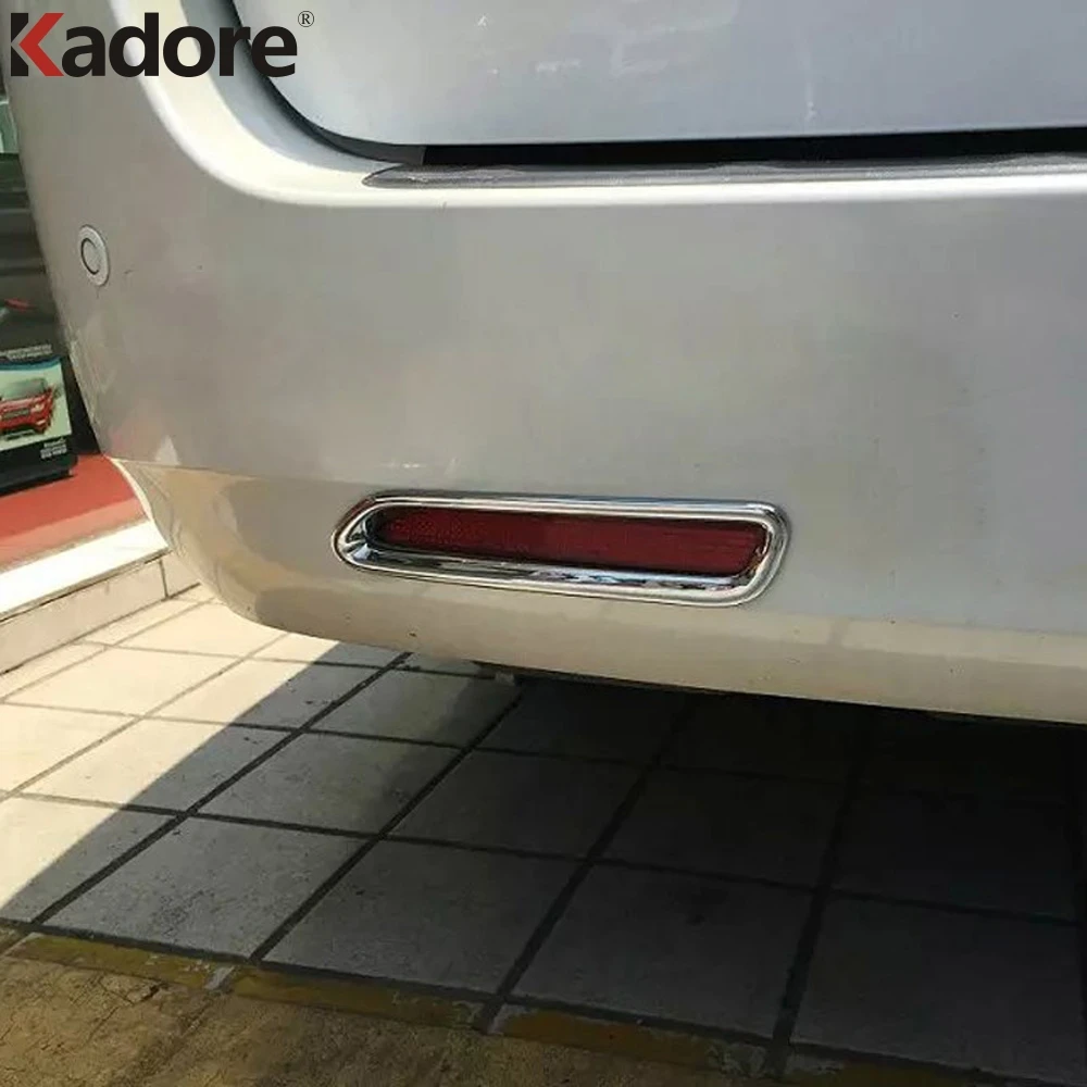 

For Toyota Sienna 2010 2011 2012 2013 2014 2015 2016 ABS Chrome Rear Fog Light Lamp Cover Sticker Decoration Trim Accessories