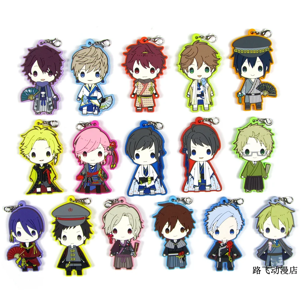 

TSUKIPRO OHARA SORA ARIHARA MORIHITO KAGURAZAKA SOSHI MUNAKATA REN NANASE NOZOMU Action Figure Anime Rubber Keychain Pendant 6cm