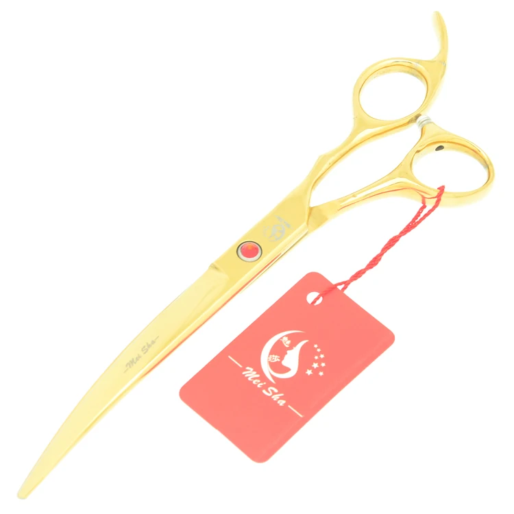 

Meisha Golden JP440C Pet Cutting Scissors Down Curved Head Cut Shears 6.5Inch Thinning Tesoura Dog Grooming Scissors HB0098