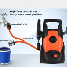 Новая 1400 Вт Автомобильная стиральная машина портативный высокого давления автомойка бытовой инструмент