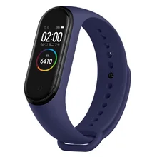 Xiaomi mi Band 4 новейшая музыка Смарт mi band 4 Браслет Пульс фитнес 135 мАч китайская версия Подарочная пленка